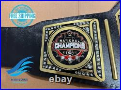 New GEORGIA BULLDOG NATIONAL CHAMPIONSHIP BELT Adult size 2mm Brass Plates
