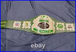 New Greenbay Packers NFL Championship Belt Legacy Title Brass 2mm Replica