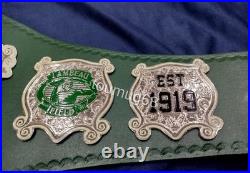 New Greenbay Packers NFL Championship Belt Legacy Title Brass 2mm Replica