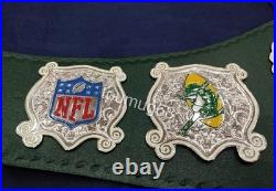 New Greenbay Packers NFL Championship Belt Legacy Title Brass 2mm Replica