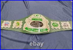 New Greenbay Packers NFL Championship Belt Legacy Title Brass 2mm Replica