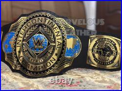 New INTERCONTINENTAL World Championship Title Replica Belt Brass 2MM Adult size