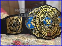 New INTERCONTINENTAL World Championship Title Replica Belt Brass 2MM Adult size