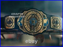 New Intercontinental Heavyweight Champions Title Belt Jc Side Plates Adult 2mm