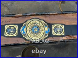 New Intercontinental World Championship Belt Wrestling Title 4mm Brass