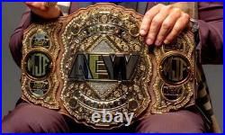 New MJF AEW Wrestling Championship Belt Replica Adult Size Brass