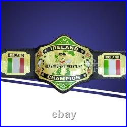 New NWA Ireland Heavyweight Wrestling Championship Belt Replica Adult CNC Zinc