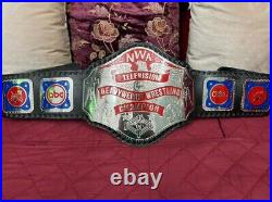 New NWA Television Heavyweight Wrestling Championship Belt Replica BLACK Adult