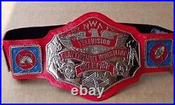 New NWA Television Heavyweight Wrestling Championship Replica RED Zinc 4mm