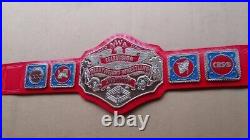 New NWA Television Heavyweight Wrestling Championship Replica RED Zinc 4mm