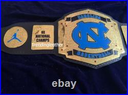 New North Carolina Tar Heels Championship Legacy Title Belt Adult Size Zinc