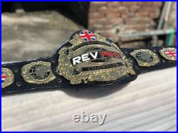 New Rev Pro British Heavyweight Wrestling Championship Belt 2mm Brass