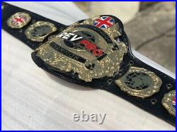 New Rev Pro British Heavyweight Wrestling Championship Belt 2mm Brass