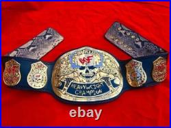 New Smoking Skull Championship Belt Adult Replica Snake Leather Smoking Skull