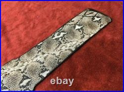 New Smoking Skull Championship Belt Adult Replica Snake Leather Smoking Skull