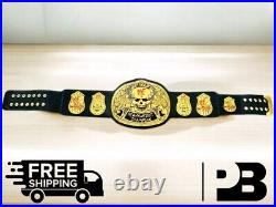 New Smoking Skull Heavyweight Wrestling Championship Belt 2mm Brass