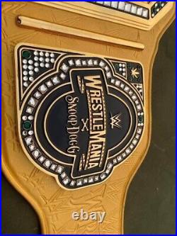 New Snoop Dogg Universal World Heavyweight Championship Belt Wrestling 2mm