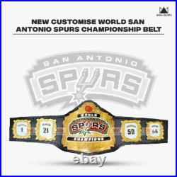 New Spurs Championship Belt Adult Size Genuine Leather
