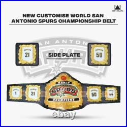 New Spurs Championship Belt Adult Size Genuine Leather