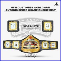 New Spurs Championship Belt Adult Size Genuine Leather