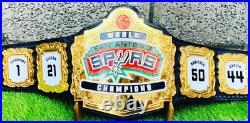 New Spurs Championship Belt Adult Size Genuine Leather