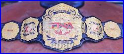 New TNA WORLD Championship, Wrestling Belt 4mm Zinc Plates Real Leather