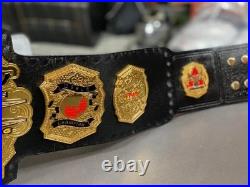 New TNA World Championship Belt 2MM Plates Gold Replica Wrestling Title Adult