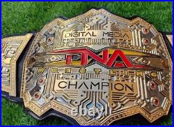 New TNA Wrestling Championship Belt Replica Title 2MM Brass Championship Belt