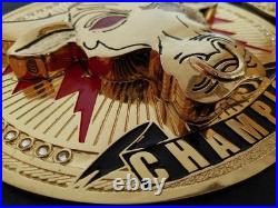 New The Rock Brahma Bull Replica Championship 6mm zinc belt