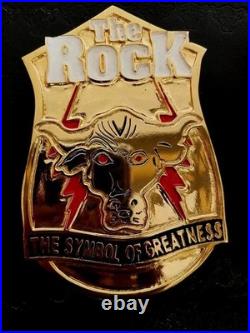 New The Rock Brahma Bull Replica Championship 6mm zinc belt