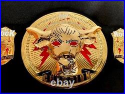 New The Rock Brahma Bull Replica Championship 6mm zinc belt