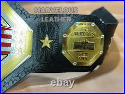 New UFC Freedom Legacy 250 Championship Belt Replica Title 4mm Brass Adult Size