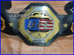 New UFC Freedom Legacy 250 Championship Belt Replica Title 4mm Brass Adult Size