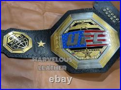 New UFC Freedom Legacy 250 Championship Belt Replica Title 4mm Brass Adult Size