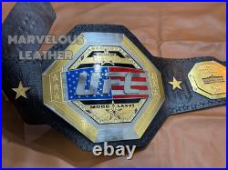 New UFC Freedom Legacy 250 Championship Belt Replica Title 4mm Brass Adult Size