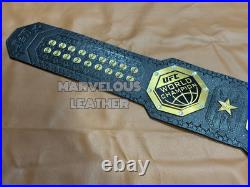 New UFC Freedom Legacy 250 Championship Belt Replica Title 4mm Brass Adult Size