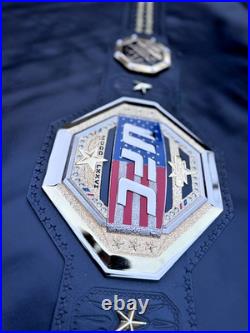 New UFC Freedom Legacy 250 Championship Title Replica Belt 6mm Gold Adult Size