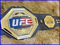 New UFC Freedom Legacy 250 Championship Title Replica Belt 6mm Gold Adult Size