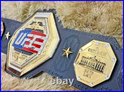 New UFC Freedom Legacy 250 Championship Title Replica Belt 6mm Gold Adult Size