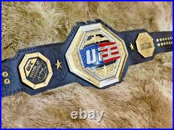 New UFC Freedom Legacy 250 Championship Title Replica Belt 6mm Gold Adult Size