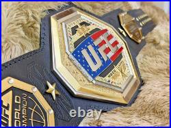 New UFC Freedom Legacy 250 Championship Title Replica Belt 6mm Gold Adult Size