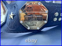 New UFC Freedom Legacy 250 Championship Title Replica Belt 6mm Gold Adult Size