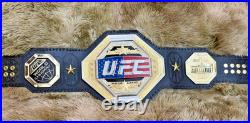 New UFC Freedom Legacy 250 Championship Title Replica Belt 6mm Gold Adult Size