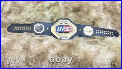 New UFC Freedom Legacy 250 Championship Title Replica Belt 6mm Gold Adult Size