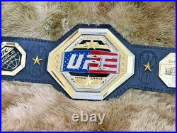 New UFC Freedom Legacy 250 Championship Title Replica Belt 6mm Gold Adult Size