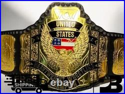 New UNITED STSTES Hevyweight Wrestling ChampionShip Belt 2mm Brass