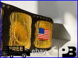 New UNITED STSTES Hevyweight Wrestling ChampionShip Belt 2mm Brass