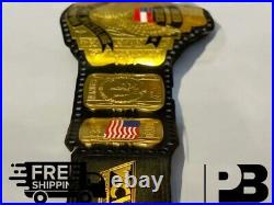 New UNITED STSTES Hevyweight Wrestling ChampionShip Belt 2mm Brass