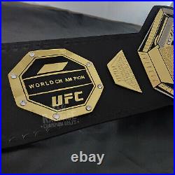 New Ufc Championship Belt Replica Title 2mm Brass Plates Adult Size