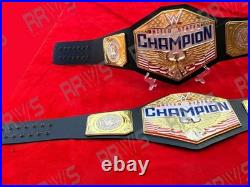 New United States Championship Wrestling Title Belt 6MM Thickness Brass Plates